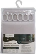 Шторка - занавеска для ванной Eco Fabric Пика полиэстер 180 х 180 см серая (EF-1801-GR) - изображение 4