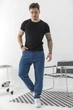 Чоловічі джинси Regular Fit Karma блакитного кольору 32 (8049436) - изображение 2