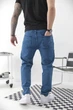 Чоловічі джинси Regular Fit Karma блакитного кольору 32 (8049436) - изображение 7