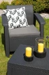 Комплект садових крісел Keter Corfu Duo Set графіт 258976 - зображення 7