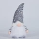 Новогодняя игрушка-ночник "Скандинавский гном с подсветкой", 29 см, серый, для украшения ёлки и интерьера - изображение 4