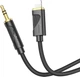 Аудиокабель Hoco UPA30 Friend digital audio conversion cable iP Black (6942007625494) - изображение 1