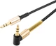 Аудиокабель Hoco UPA02 AUX Spring Audio cable Black (6957531025665) - изображение 3