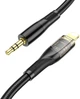 Аудіокабель Hoco UPA25 Transparent Discovery Edition Digital audio conversion cable iP Black (6931474791153) - зображення 2