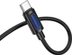 Аудиокабель Borofone BL20 True sound silicone Digital Audio Conversion Cable Type-C Black (6941991114410) - изображение 3