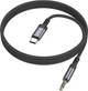 Аудиокабель Borofone BL24 Graceful digital audio conversion cable Type-C Metal Grey (6941991118982) - изображение 4