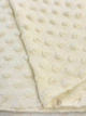 Ткань плюш Минки (Minky) точка молочный 230г/м2 150см 1пог.м (MP-39) - изображение 3