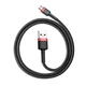 Кабель Baseus Cafule Cable USB For Micro 2.4A 1m Red+Black (CAMKLF-B91) - изображение 5