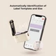 Портативний Bluetooth термопринтер Niimbot H1S White (для друку наліпок без чорнила) - изображение 4