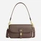 Сумка кросс-боди через плечо женская из натуральной кожи средняя Coach Hadley Shoulder Bag BG-COA-108 Pebbled leather/Gold/Dark Stone (196395661756) - изображение 1