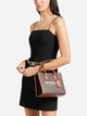 Сумка кросс-боди через плечо женская из натуральной кожи маленькая Michael Kors Mirella Small Logo Crossbody Bag BG-MK-17 Brown (196163072784) - изображение 2