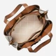 Сумка кросс-боди через плечо женская из натуральной кожи маленькая Michael Kors Emilia Small Crossbody MK Logo BG-MK-20 White/Brown (194900361092) - изображение 3