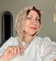 Кружевная косынка платок на голову в храм Цветы 90*25 см узкая бежевая (женская, детская) - изображение 2