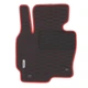 Коврики в салон Mazda CX-5 '12-17 USA Sota Design из экокожи черные с красной тесьмой и строчкой (комплект) - изображение 3