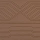 Килимок для багажника Inliner для Porsche Cayenne '10-17 без сабв. екошкіра Geometric корич. з чорн. тасьм. без шильд. - зображення 3