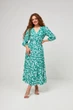 Сукня максі триярусна з ґудзиками Wear me XL Зелений (принт) (14_25_WM008_11146) - изображение 1