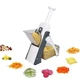 Терка для овочів Brava Spring Slicer ресторанна якість нарізки овочів полуавтоматичний режим з пружинною конструкцією - зображення 5