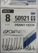 Гачки Owner Penny Hook 50921 №08 - зображення 1