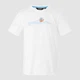 Футболка хлопковая длинная мужская Regatta Cline IX RMT296-076 3XL Белая с принтом (5063516005117) - изображение 5