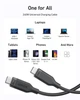 Кабель Anker USB-C to USB-C 240W 20 Gbps 4K Video Tranfer Bio-Nylon 0.9 м Чорний (A80N1H11) - зображення 7