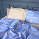 Простынь MirSon King Size 220x240 см 17-0784 Checkered Sky Бязь (2200011275185) - изображение 2
