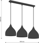 Żyrandol wiszący DPM SL-0116 3 x E27 Black (5906881231227) - obraz 3