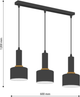 Żyrandol wiszący DPM SL-0119 3 x E27 Black (5906881231425) - obraz 3
