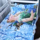 Комплект постельного белья Mirson Полуторный Евро 160x220 см 17-0792 Frozen blue Бязь (2200011426853) - изображение 2