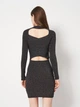 Платье мини осеннее женское Mohito 8566R-99L M Черное (5905035056600) - изображение 2
