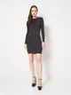 Платье мини осеннее женское Mohito 8566R-99L M Черное (5905035056600) - изображение 3