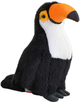Maskotka-przytulanka Lean Toys Tukan Czarno-biały 30 cm 13819 (5905991033110) - obraz 1
