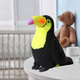 Maskotka-przytulanka Lean Toys Tukan Żółty 35 cm 13827 (5905991033189) - obraz 3