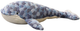 Maskotka Lean Toys Wieloryb Szary 90 cm 16394 (5905679079041) - obraz 1