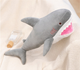 Maskotka-przytulanka Lean Toys Rekin Szary 50 cm 16488 (5905679079980) - obraz 2