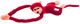 Maskotka Lean Toys Małpka z dźwiękiem Czerwona 60 cm 16808 (5905884451250) - obraz 1