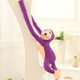 М'яка іграшка Lean Toys Мавпа зі звуком Фіолетова 60 см 16809 (5905884451267) - зображення 5