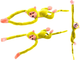 М'яка іграшка Lean Toys Мавпа зі звуком Жовта 80 см 16821 (5905884451380) - зображення 4