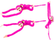 Maskotka Lean Toys Małpka z dzieckiem Ciemnoróżowa 90 cm 16837 (5905884451540) - obraz 4