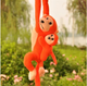М'яка іграшка Lean Toys Мавпа з дитинчам Помаранчева 90 см 16842 (5905884451595) - зображення 5