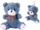 Maskotka-breloczek Lean Toys Miś Niebieski 10 cm 17472 (5905991003021) - obraz 2