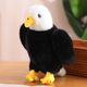 Maskotka-przytulanka Lean Toys Ptak Orzeł Czarno-biały 25 cm 22179 (5905991045359) - obraz 2