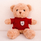 Maskotka-przytulanka Lean Toys Miś w czerwonym sweterku Beżowy 40 cm 22190 (5905991045465) - obraz 2