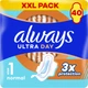 Гигиенические прокладки Always Ultra Day Normal (Размер 1) 40 шт (8700216171342) - изображение 1