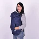 Слінгонакидка для ерго рюкзака Coolbabka 2 в 1 синя - изображение 3