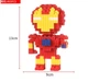 Детский 3D конструктор блоки Iron Man, игрушка фигурка персонаж из мини блоков для мальчика Железный Человек, 411 деталей, 15 см - изображение 2