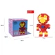 Детский 3D конструктор блоки Iron Man, игрушка фигурка персонаж из мини блоков для мальчика Железный Человек, 411 деталей, 15 см - изображение 3