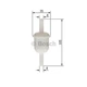 Фільтр паливний Bosch F4058 0450904058 (без пакування) - изображение 1