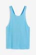 Майка H&M M голубой 25061182592 - изображение 1
