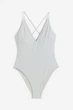 Купальник H&M 40 серебристый 30061143631 - изображение 1