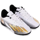 Сороконожки футбольные детские SP-Sport 8051 размер 36 White-Black-Gold - изображение 3